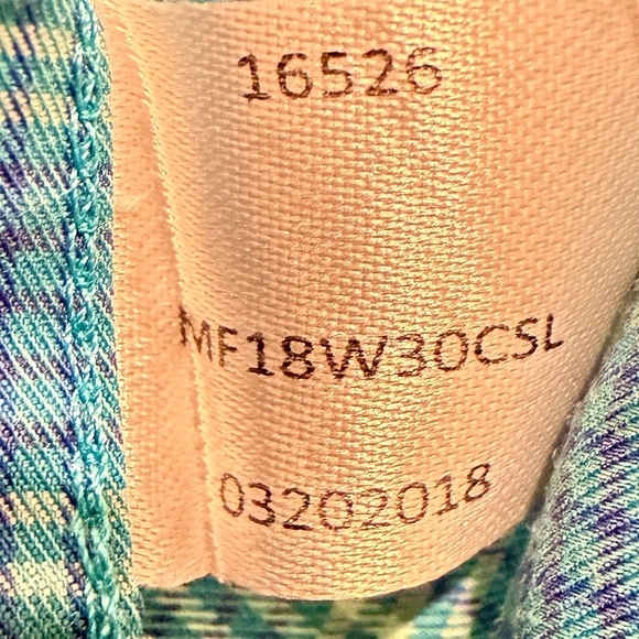 Peter Millar Stretch Button-Up Shirt Size L | Slim Fit & Modern Plaid MF18W30CSL - Picture 13 of 13